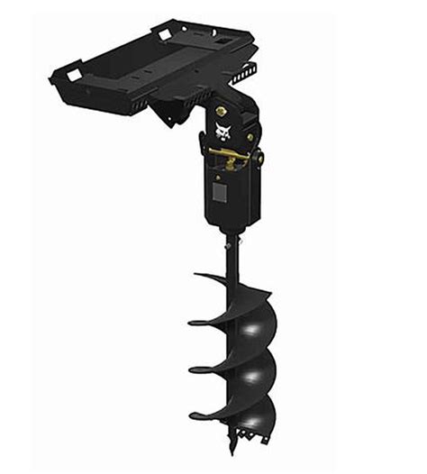 skidsteer mini excavator auger attachment|bobcat mini skid steer attachments.